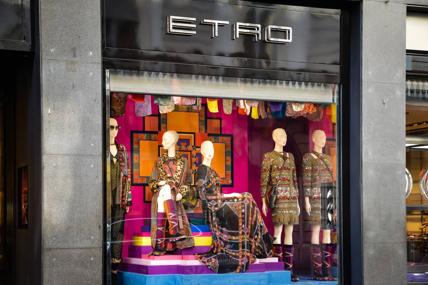 Etro store in Milan.