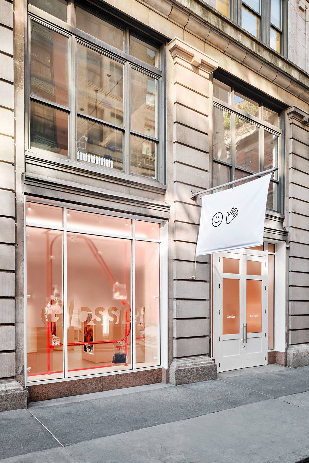 Glossier has opened a SoHo flagship store.
